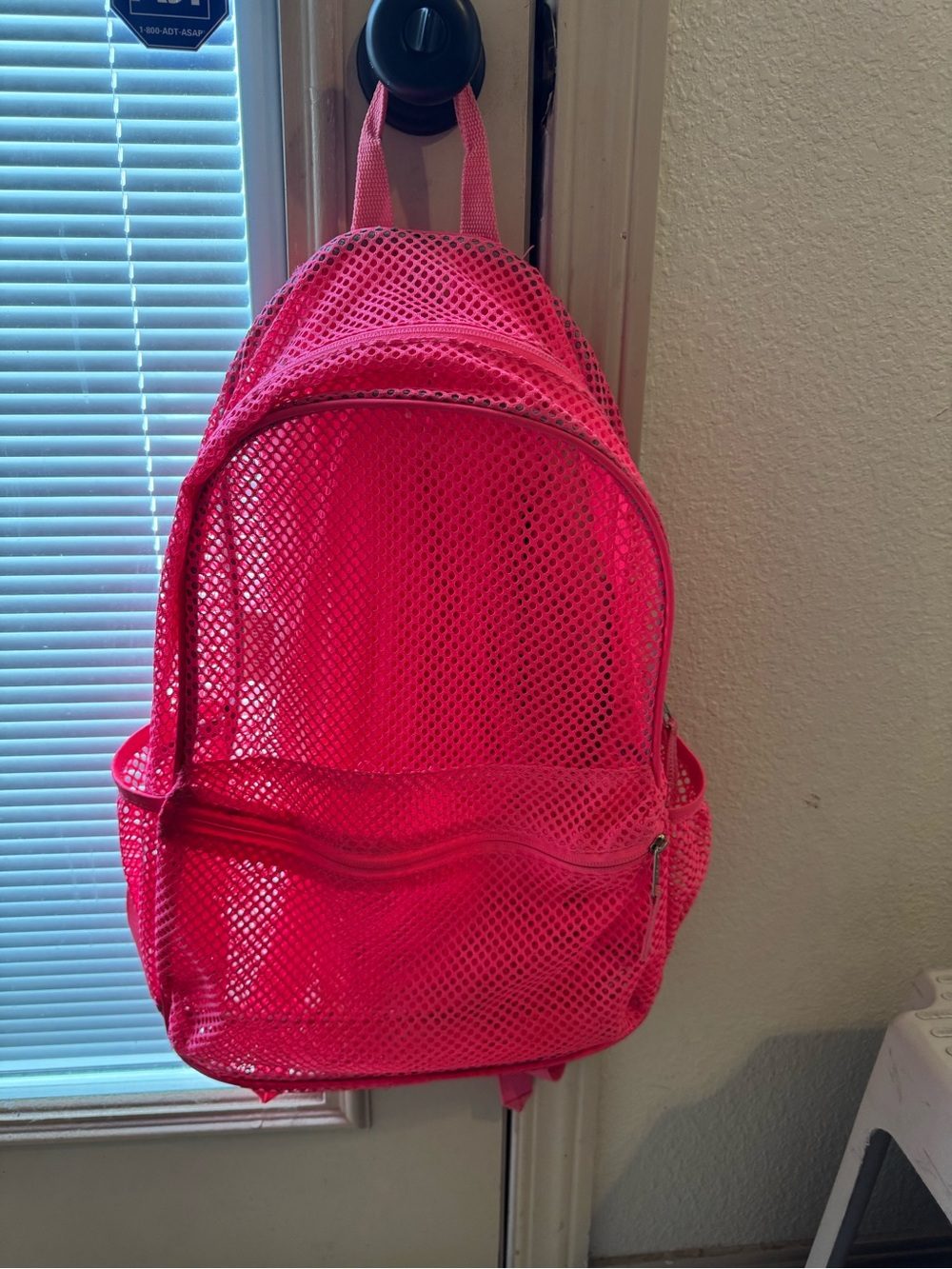 Eastsport Pink Mesh Backpack